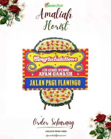 Sewa Papan Bunga Ngrukem